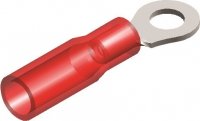 BORNES ANNEAU ISOLES THERMORETREMENT ROUGE M10 (10,5X13,6)