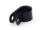 CABLE CLAMP BLACK PVC Ø25,4MM (100PCS)