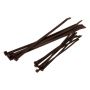 CABLE TIE BLACK 4.8X200 (100PCS)