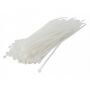 CABLE TIE WHITE 4.8X200 (100PCS)