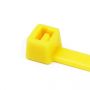 CABLE TIE YELLOW 2.5X100 (100PCS)