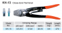 CRIMPING TOOLS FOR INSUL TERMINALS 0,5-6,0MM2 (1PC)