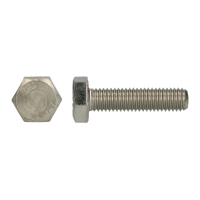 D933 AISI 304 HEXAGON HEAD SCREWS M5X14 (500)