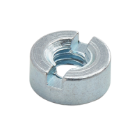 DIN 546 RONDE MOER MET GLEUF VERZINKT M2 (100) DIN 546 RONDE MOER MET GLEUF VERZINKT M2 (100)