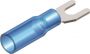 HEAT SHRINK INSULATED SPADE TERMINALS BLUE M4 (4,3X8,1)