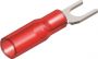 HEAT SHRINK INSULATED SPADE TERMINALS RED M5 (5,3X9,5)