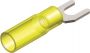 HEAT SHRINK INSULATED SPADE TERMINALS YELLOW M4 (4,3X9)