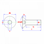 ISO 10642 8.8 HEX.SOCKET CSK SCREW ZP M5X6 (500)