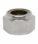 ISO 7040 |8| 6K-BORGMOER MET BRUINE RING (BN 205107-3) VERZINKT M20 (50)