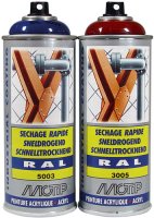 MOTIP PEINTURE RAL INDUSTRIAL BLEU GENTIANE RAL 5010 400ML (1PC)