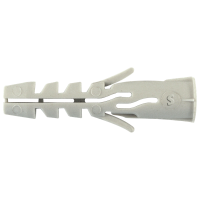 NYLON SPREIDPLUG MET KRAAG 6X30 (100) NYLON SPREIDPLUG MET KRAAG 6X30 (100)