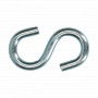 OPEN S-HOOK ZINC PLATED 10,0MM (25)