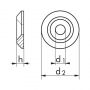 PA 6.6 KRAALRRING GESLOTEN MODEL WIT M3 (100)