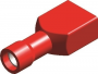 PVC ECONOMY FULLY-INSULATED FEMALE DISCONNECTORS RED 2,8X0,5 (100)