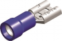 PVC ECONOMY HALF-INSULATED FEMALE DISCONNECTORS BLUE 8,0X0,8 (100)