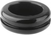 PVC GROMMET CLOSE BLACK 25X35.4X38MM (H=6.1) (A=2.0) (20PCS)