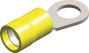 PVC INSULATED RING TERMINALS YELLOW 3,7