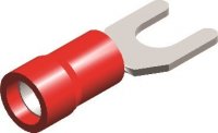 PVC INSULATED SPADE TERMINALS RED 3,7X6,5 PVC INSULATED SPADE TERMINALS RED 3,7X6,5