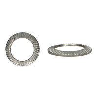 SCHNORR SLUITRING TYPE S VERZINKT M16 (100) SCHNORR SLUITRING TYPE S VERZINKT M16 (100)