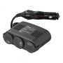 SPLITTER 3-WEG 12V + USB INCL. BEVESTIGINGSPLAAT (1ST)
