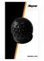 TOW HOOK CAP GOLFBALL BLACK (1PC)